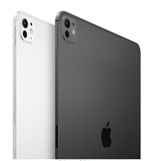 Apple iPad Pro 11″ (M4): 512GB, 12MP Front Camera / 12MP Back Camera, LiDAR Scanner, Wi-Fi 6E + 5G C